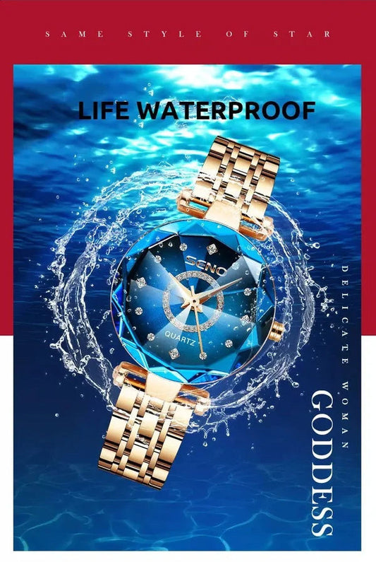 💖Montre pour femme Starry en acier inoxydable🎁