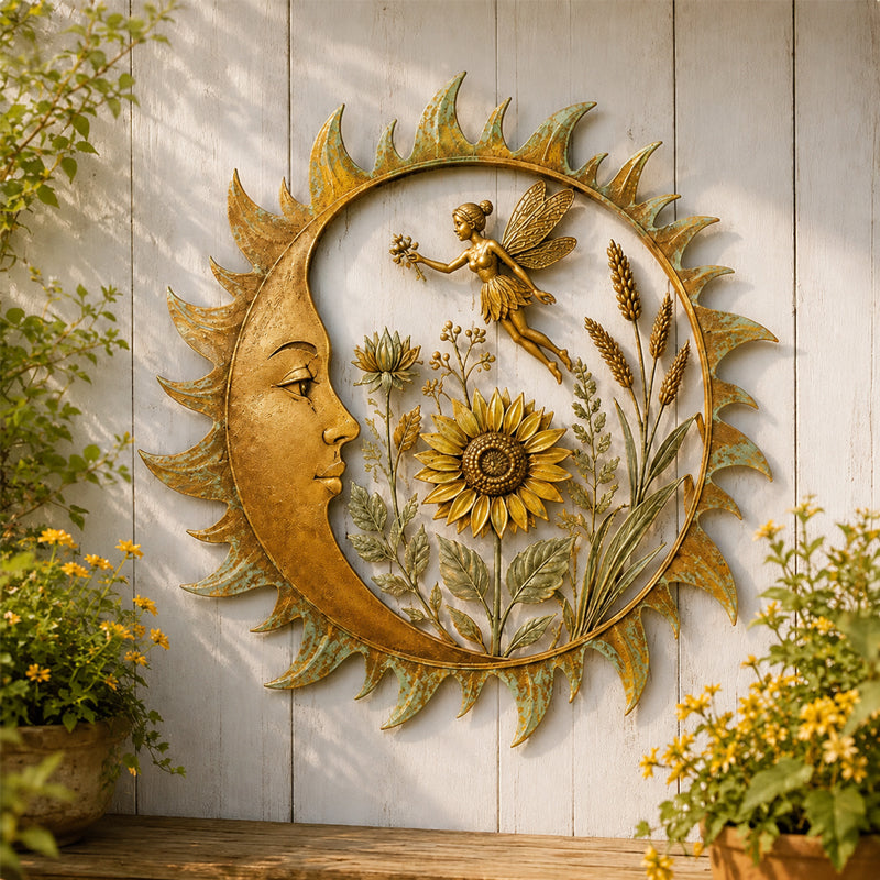 🌞 Collection de décorations murales « Vintage Sun Garden »