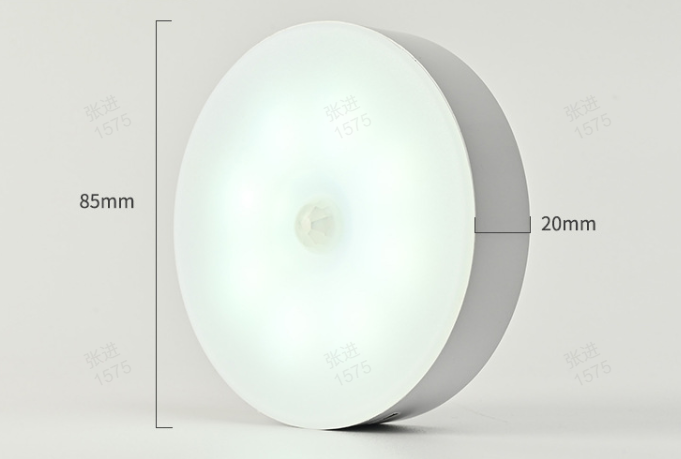 Veilleuse d'intérieur rechargeable par USB avec détecteur de mouvement – Fixation magnétique, lumière chaude, cadeau d'anniversaire ou d'emménagement pour la cuisine ou le placard