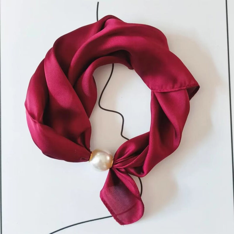🤍 Collier avec rangée de perles et fermoir magnétique – Fermoir magnétique, prêt en quelques secondes !✨📦