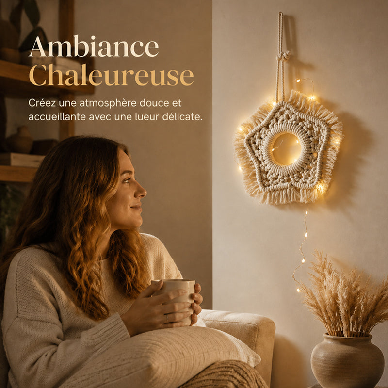 ⭐ Suspension Murale Étoile Nordique Grand Format