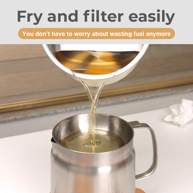 Pot de filtre à huile en acier inoxydable