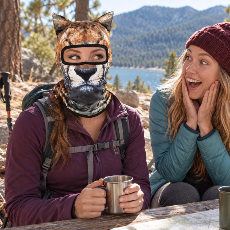 🐾 Masque à motif animalier ludique
