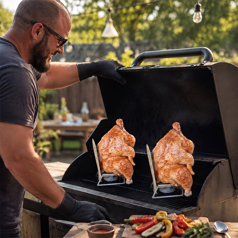 Chaise « Poulet rôti à la canette de bière »