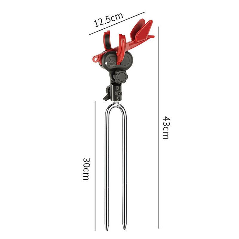 🎣Support de tourelle——Fini les oscillations, fini les glissements : votre canne reste bien en place jusqu'à ce que vous soyez prêt à combattre