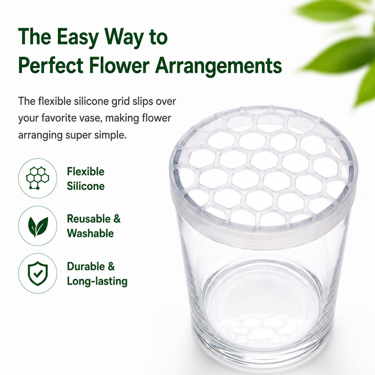 🌸 Grille en silicone alvéolée pour compositions florales