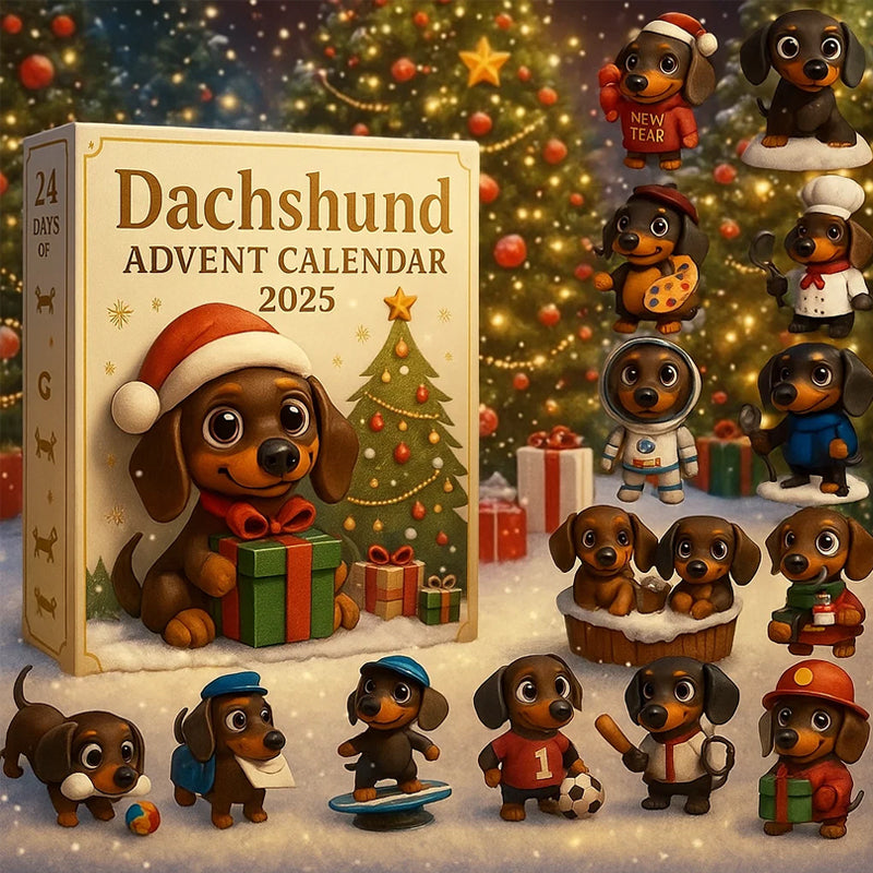 🐾 Calendrier de l'Avent Dachshund 2025