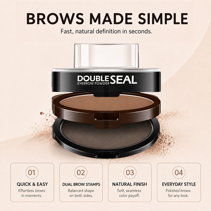 ✨ Duo de poudres à sourcils pour un résultat naturel
