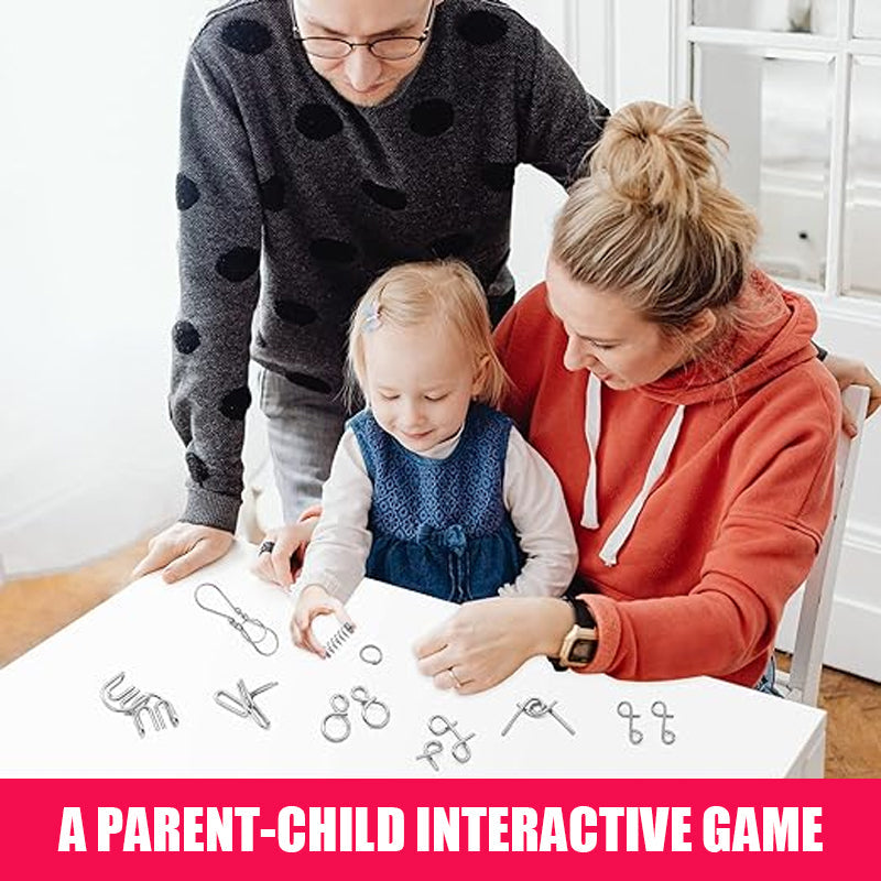 Jeu de déverrouillage intelligent de la serrure Luban à neuf liens