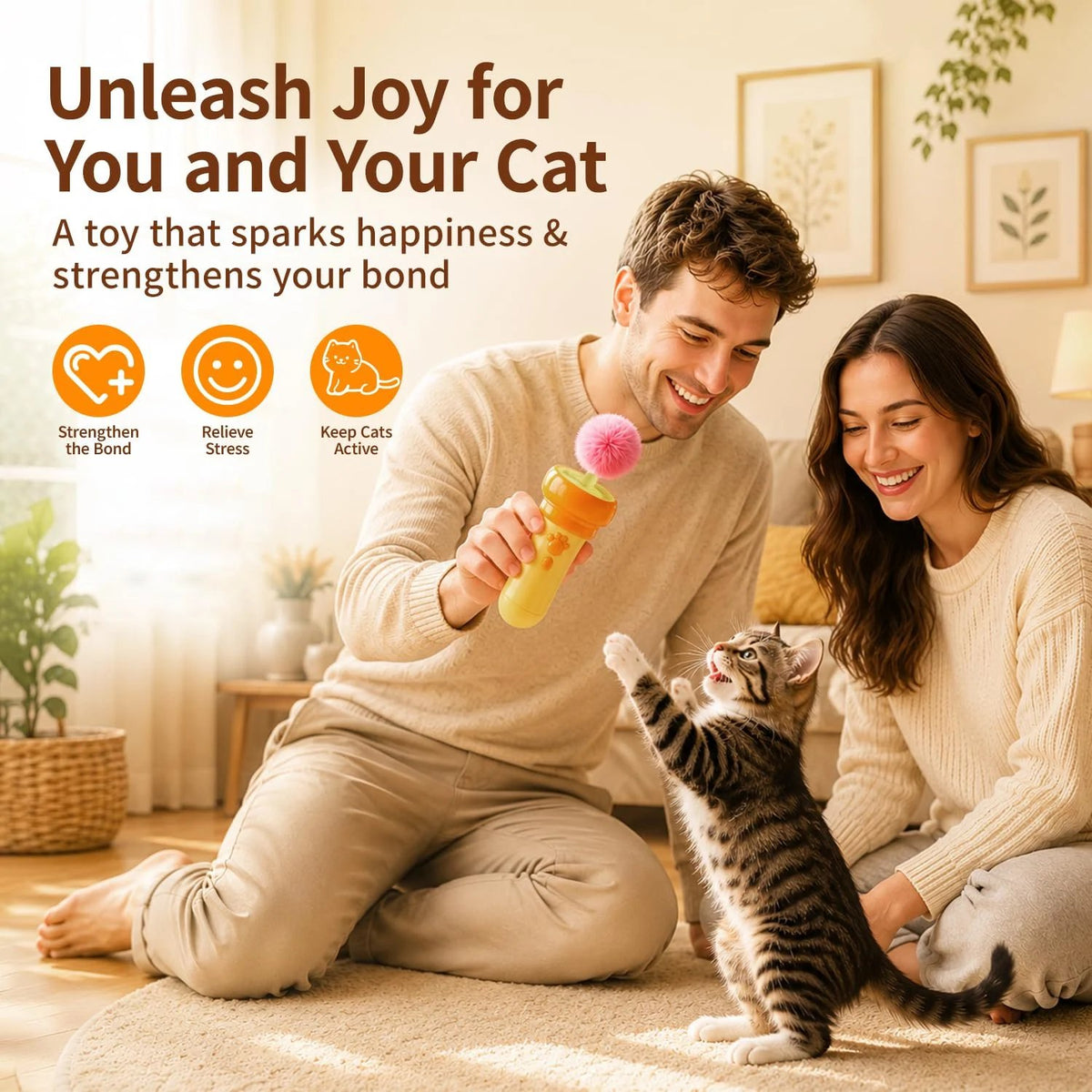 Lanceur automatique de jouets pour chats