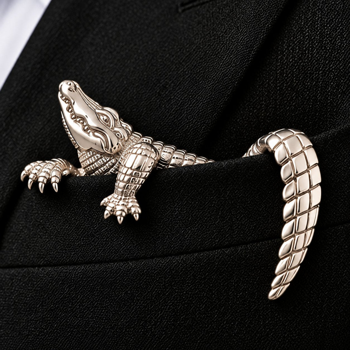 ✨ Broche animale sculptée de luxe – Un accessoire haut de gamme qui ne passe pas inaperçu, idéal pour les costumes et les blazers