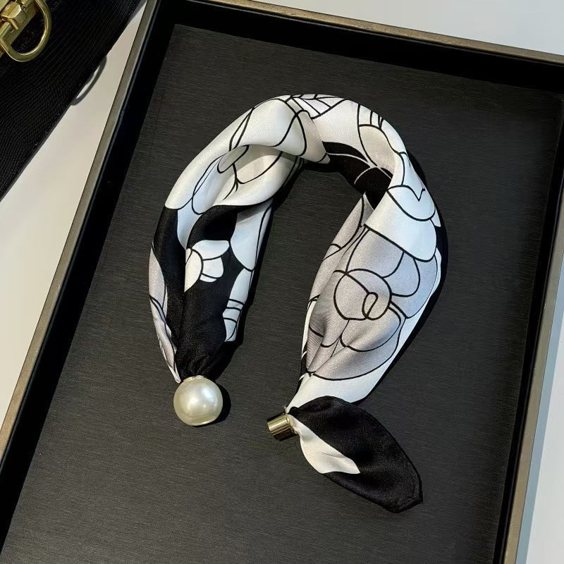 🤍 Collier avec rangée de perles et fermoir magnétique – Fermoir magnétique, prêt en quelques secondes !✨📦