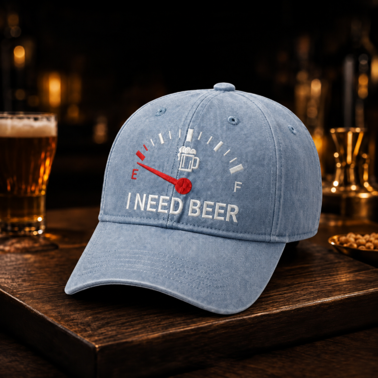 🔥DERNIER JOUR, 50 % DE RÉDUCTION - 🍺 Casquette de baseball brodée « I NEED BEER » – Casquette commémorative unisexe 🧢