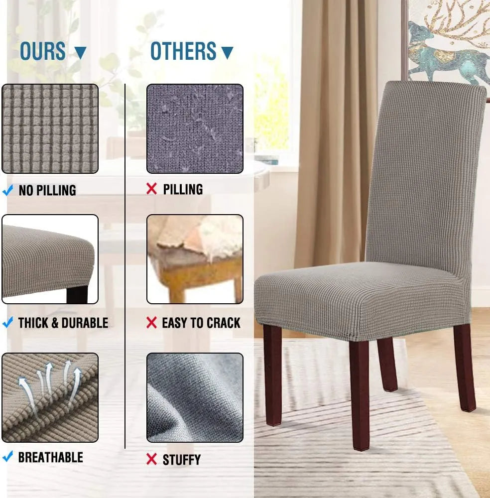 🪑Housses de chaise : redonnez instantanément un coup de jeune à une vieille chaise !