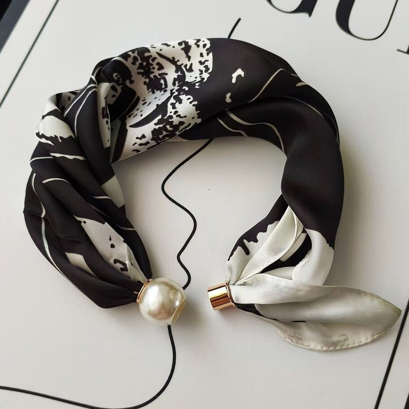 🤍 Collier avec rangée de perles et fermoir magnétique – Fermoir magnétique, prêt en quelques secondes !✨📦