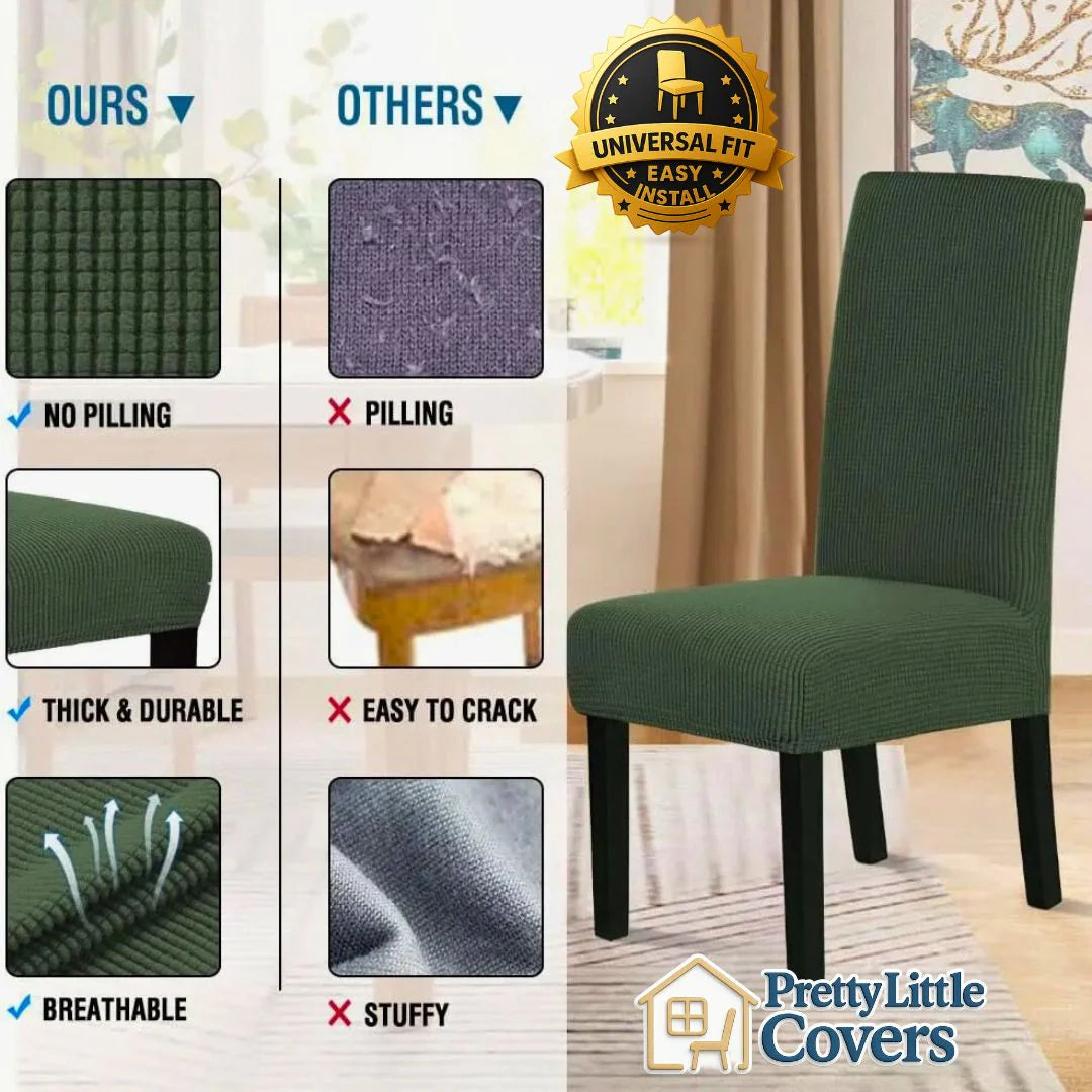 🪑Housses de chaise : redonnez instantanément un coup de jeune à une vieille chaise !