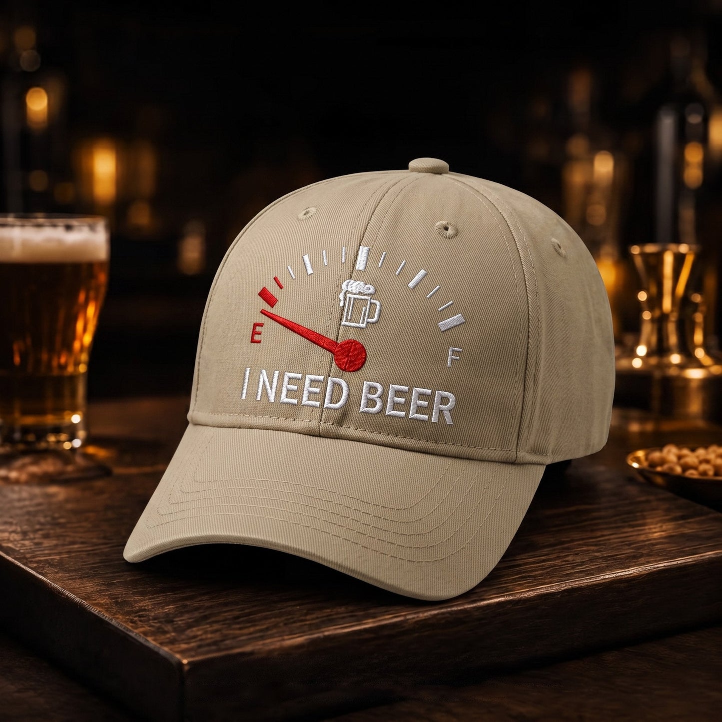 🔥DERNIER JOUR, 50 % DE RÉDUCTION - 🍺 Casquette de baseball brodée « I NEED BEER » – Casquette commémorative unisexe 🧢