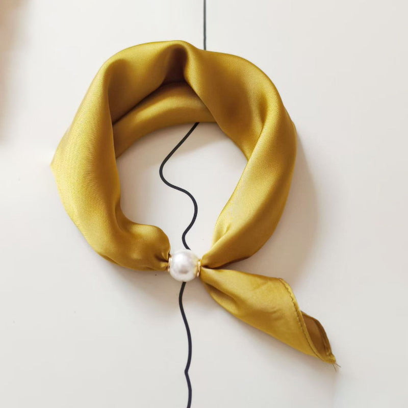 🤍 Collier avec rangée de perles et fermoir magnétique – Fermoir magnétique, prêt en quelques secondes !✨📦