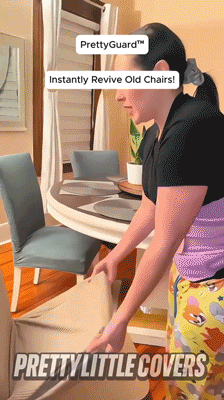 🪑Housses de chaise : redonnez instantanément un coup de jeune à une vieille chaise !