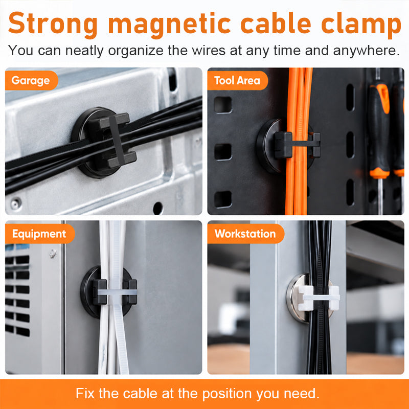 🧲 Support magnétique compact de 16 mm pour attaches de câbles