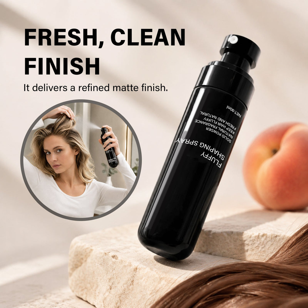 Spray volumateur Fluffy 90 ml Spray coiffant Fluffy