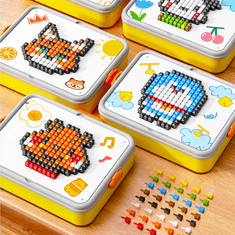 Jeu de construction 3D « Champignons » pour enfants – Un cadeau favorisant la créativité et la reconnaissance des couleurs