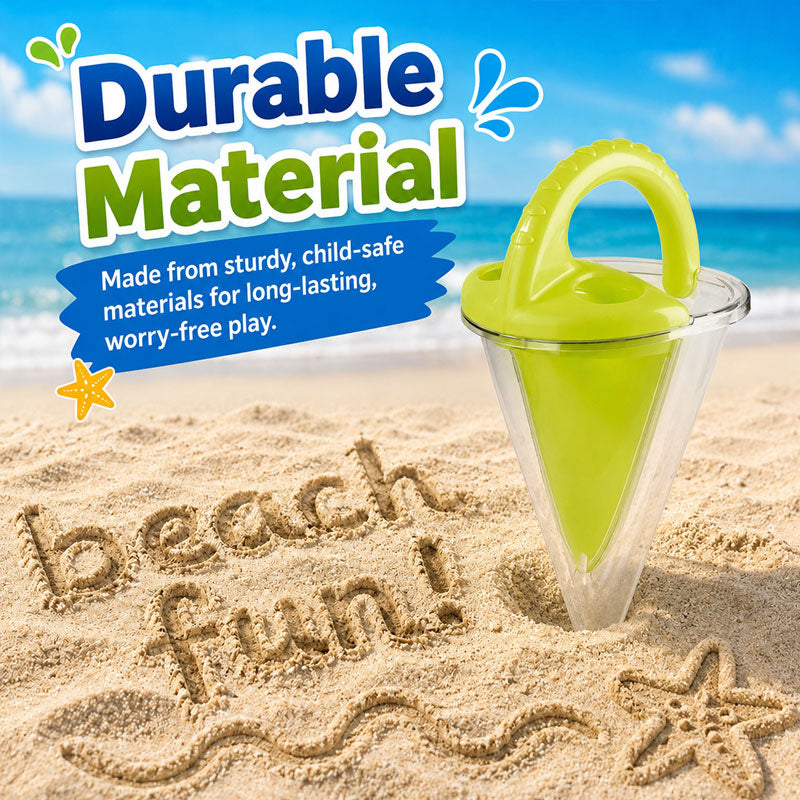 🏖️Nouvel entonnoir de plage pour jouer avec le sable, un jouet de plage amusant et innovant
