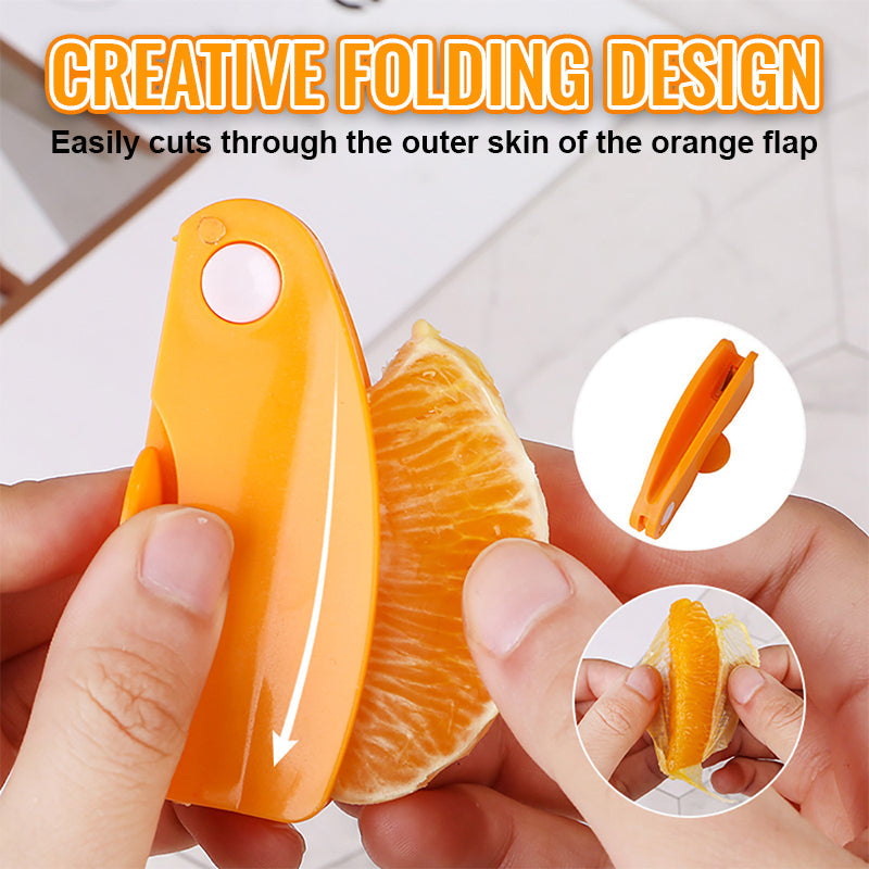 🍊Couteau pliant pour éplucher les oranges — Épluchage sans effort, sans salissures, idéal pour les déplacements