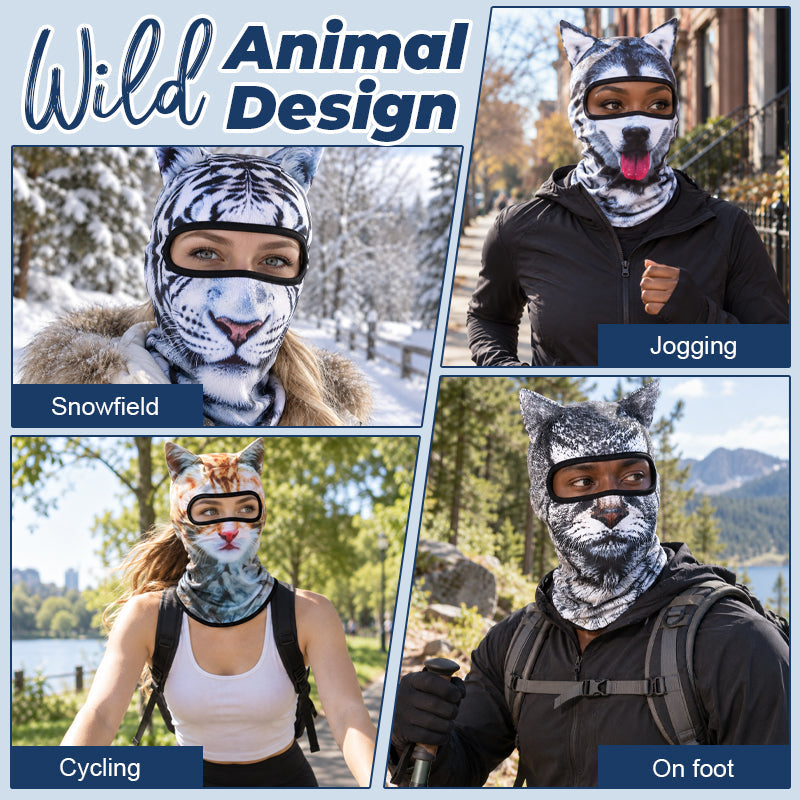 🐾 Masque à motif animalier ludique