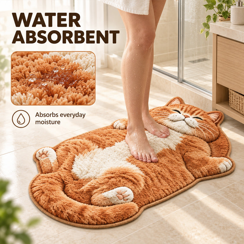 Tapis de sol en forme de chat