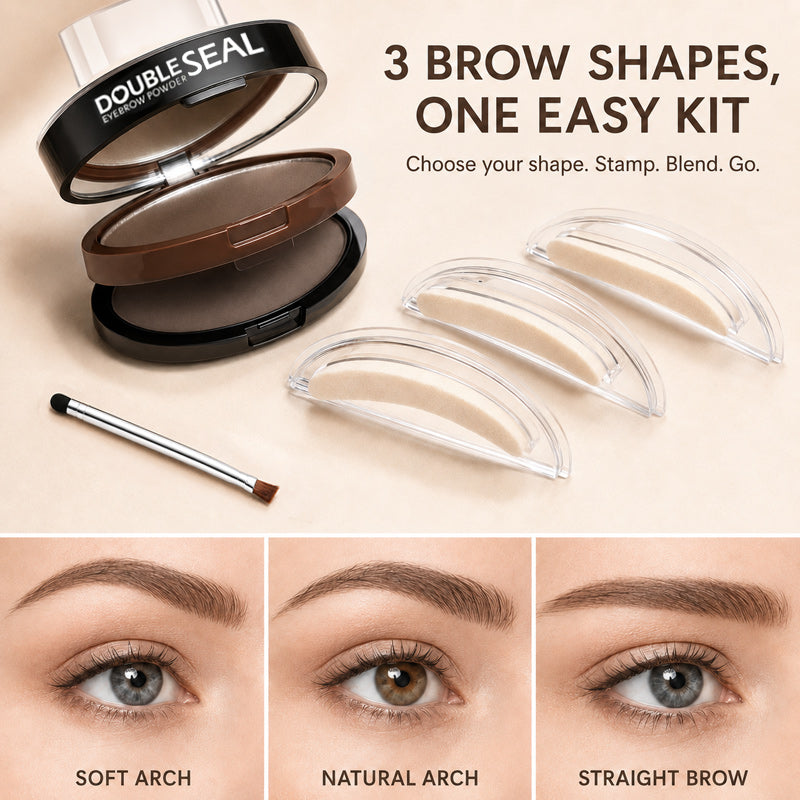 ✨ Duo de poudres à sourcils pour un résultat naturel