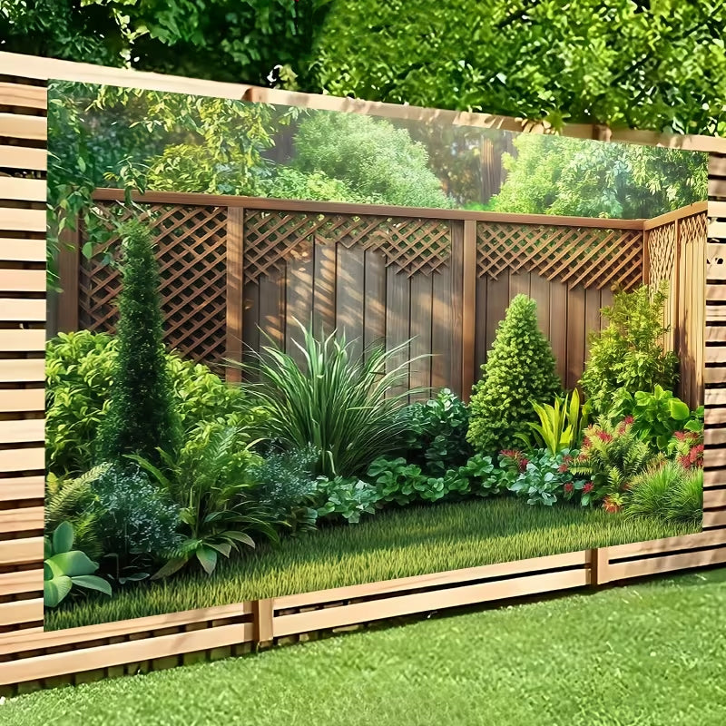 🌲 Transformez votre jardin en une forêt enchantée : une seule banderole, une beauté infinie ! 🌸