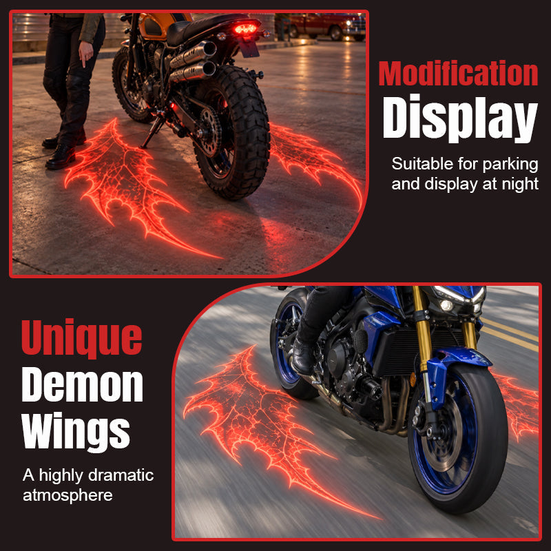 Projecteurs au sol « Devil Wing » pour moto