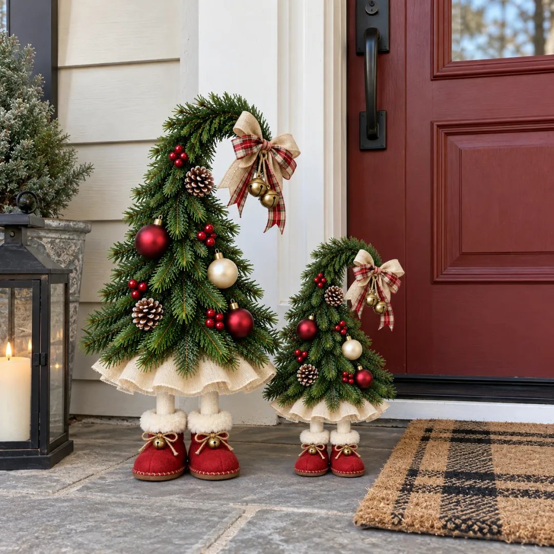 🎉Décoration de sapin fantaisiste sur le thème des lutins de Noël