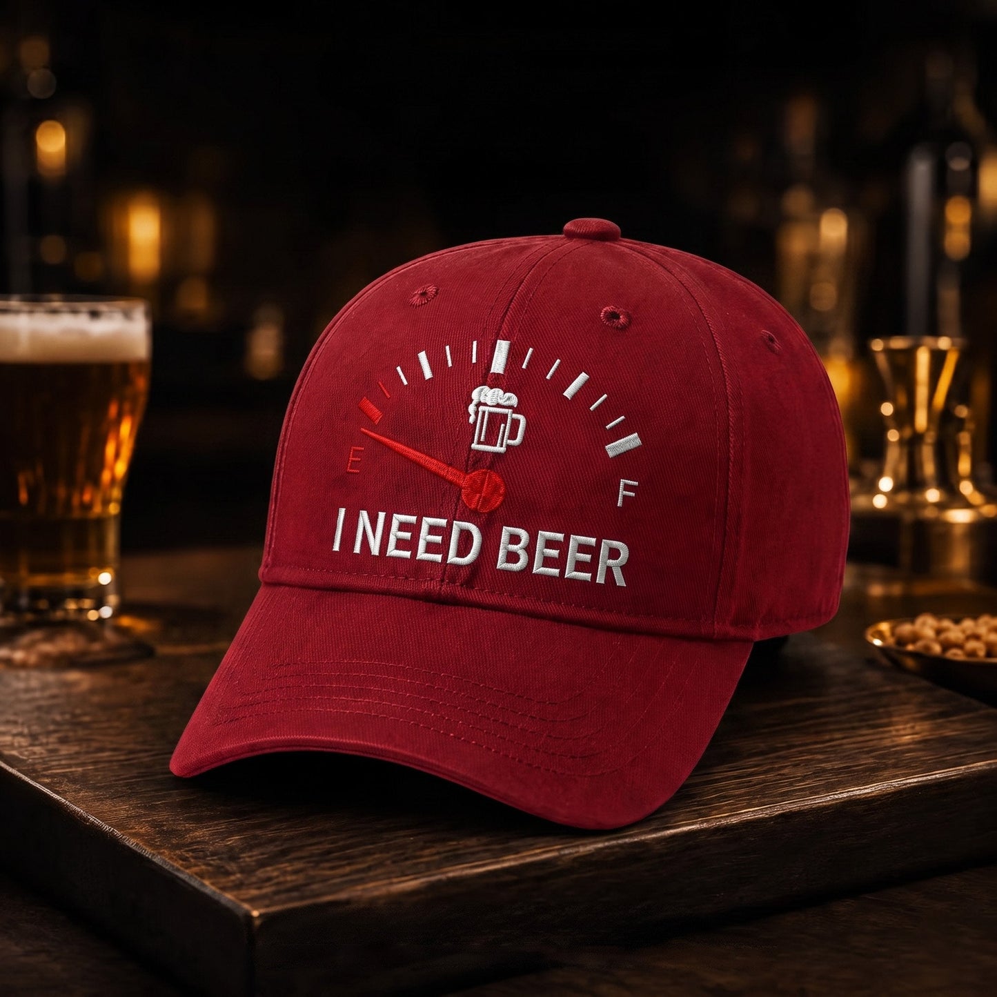 🔥DERNIER JOUR, 50 % DE RÉDUCTION - 🍺 Casquette de baseball brodée « I NEED BEER » – Casquette commémorative unisexe 🧢