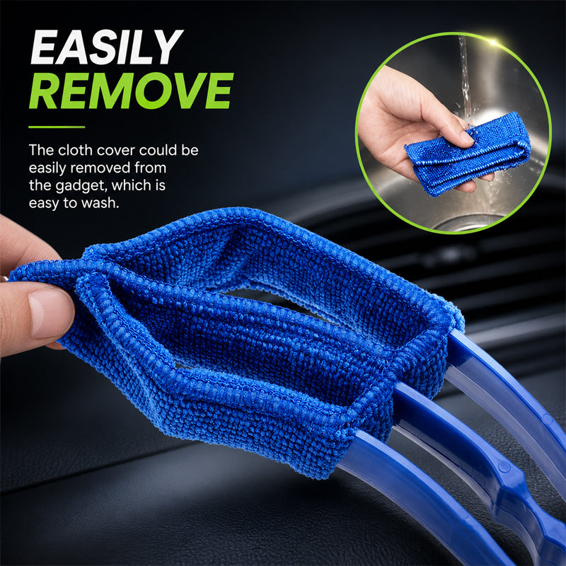 🍀Brosse multifonction pour le nettoyage des grilles d'aération de la voiture et de la maison