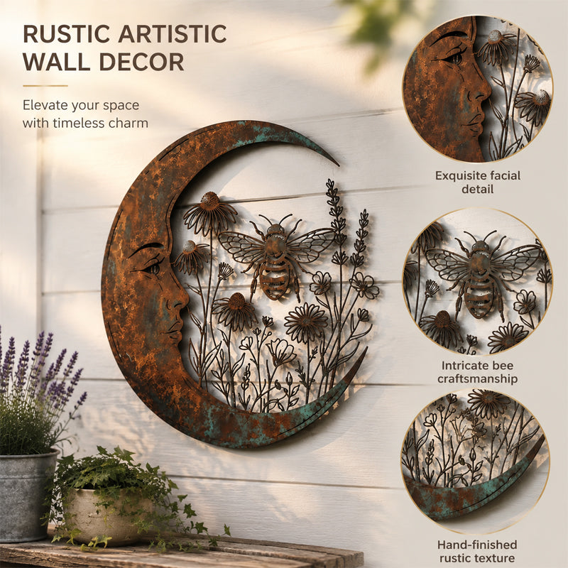 🌙Décoration murale « Dragonfly Moon »