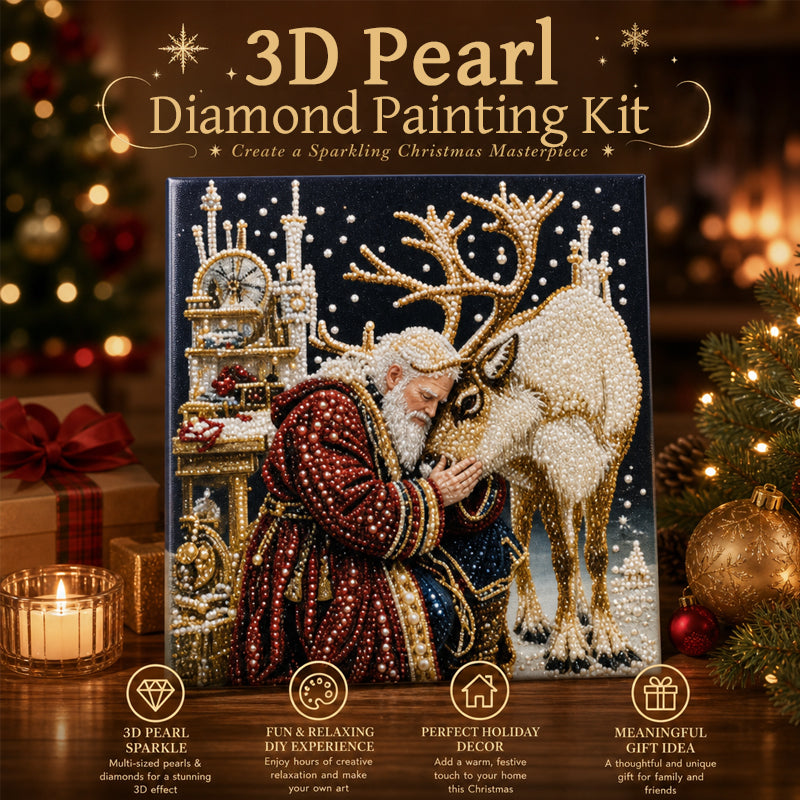 🌟 Kit de peinture aux perles « Noël festif » 🎨