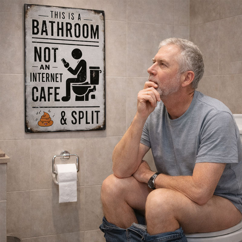 🚽 Tämä on kylpyhuone, ei nettikahvila
