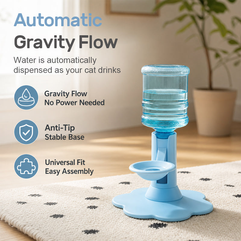 Support pour distributeur d'eau Gravity Cat - Anti-déversement