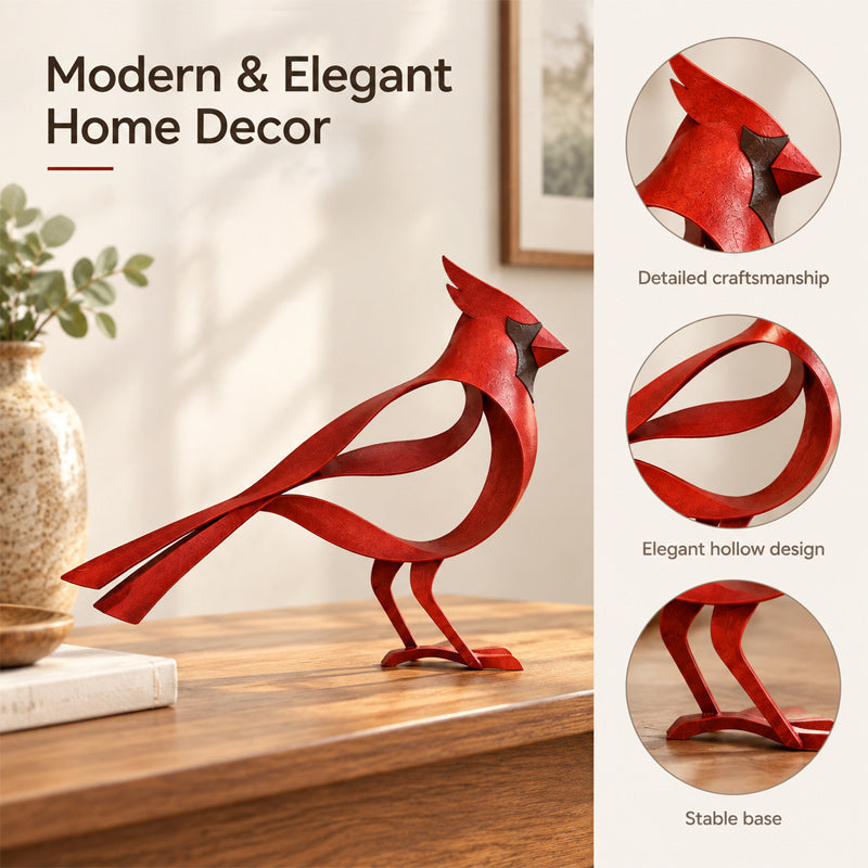 🕊️Sculpture d'oiseau en métal pour la décoration d'intérieur