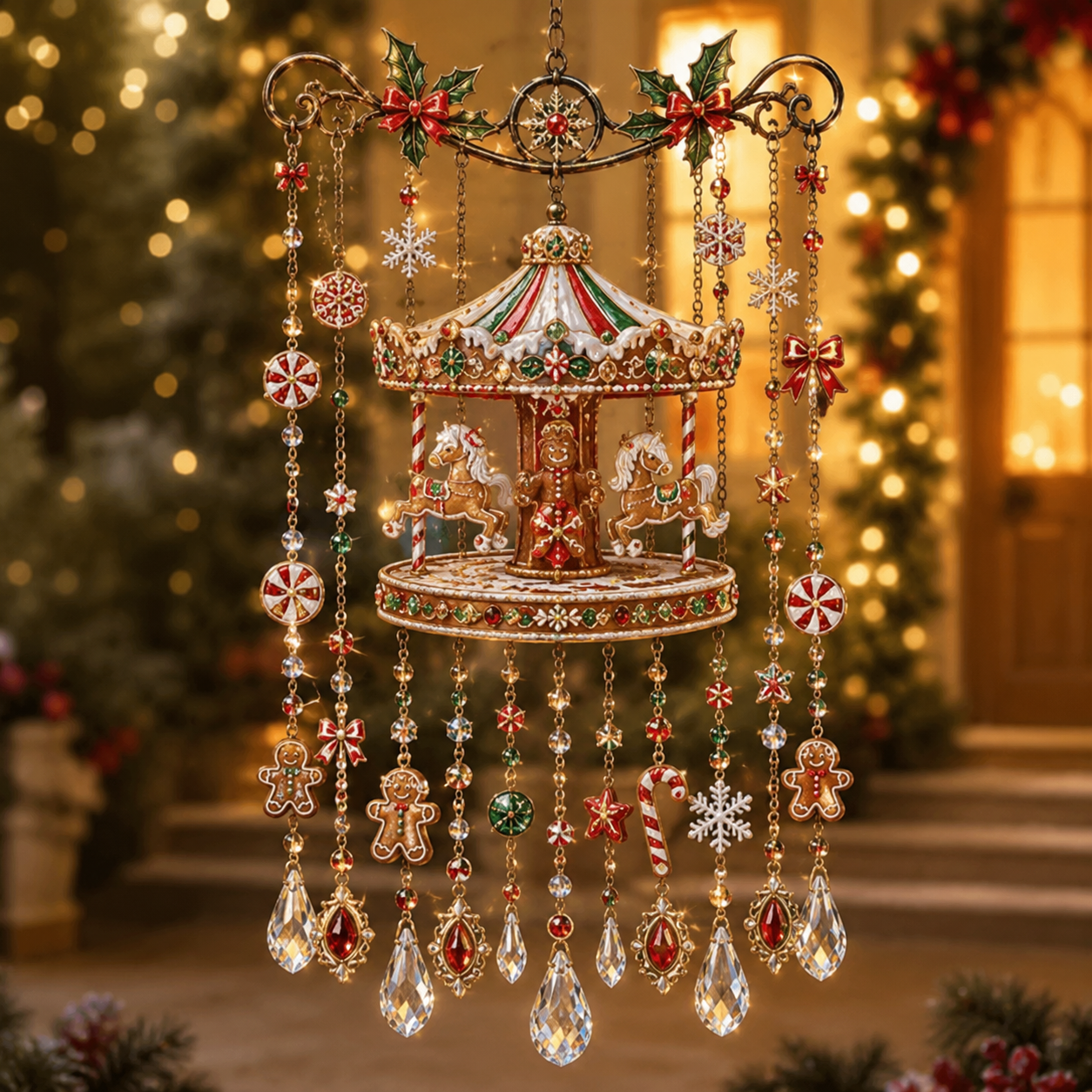 🎁DERNIER JOUR — OFFRE À DURÉE LIMITÉE : 49 % DE RÉDUCTION ! Carillon éolien de Noël magique