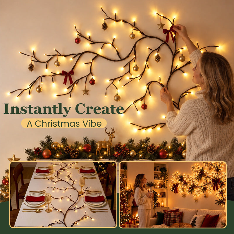 Lumière de nuit décorative à LED « branche » à lumière blanche chaude