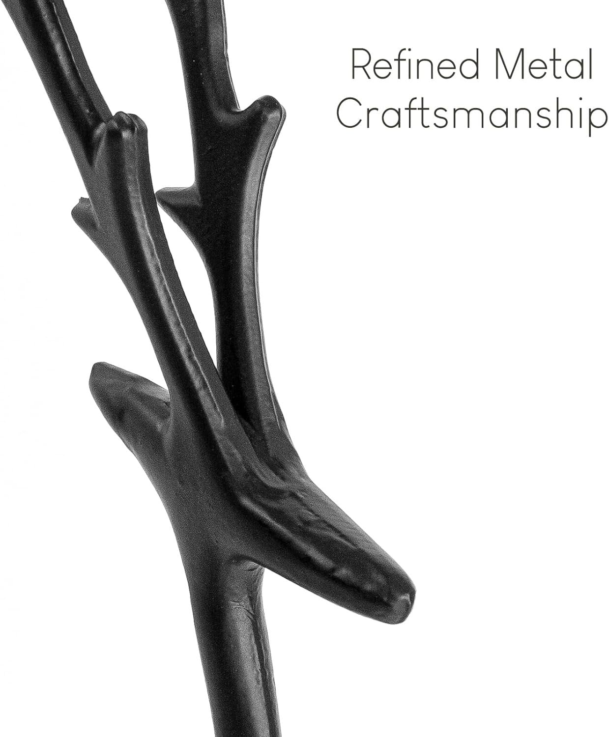 🎅Meilleures ventes de Noël 🦌Ensemble de 2 statues de rennes noirs pour décorations de Noël