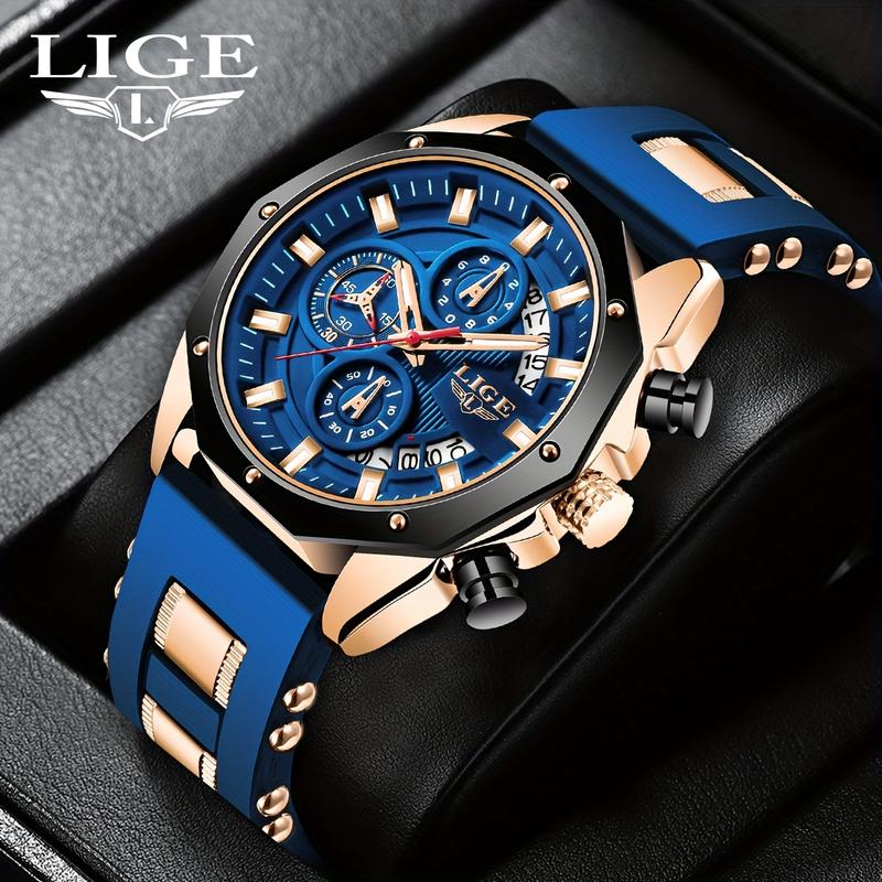 ⌚ 50 % DE RÉDUCTION POUR UNE DURÉE LIMITÉE ! ⚡ Montre de sport à quartz imperméable pour homme, idéale pour les activités de plein air – Robuste, pratique, élégante 🌲
