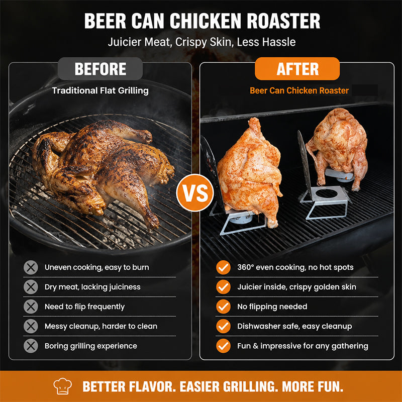 Chaise « Poulet rôti à la canette de bière »