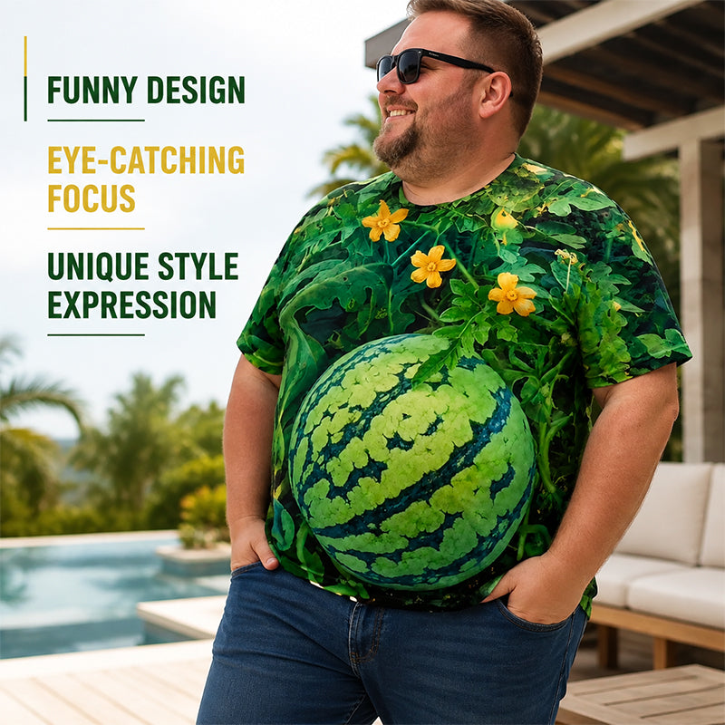 🍉 Lot de t-shirts avec imprimé pastèque rigolo