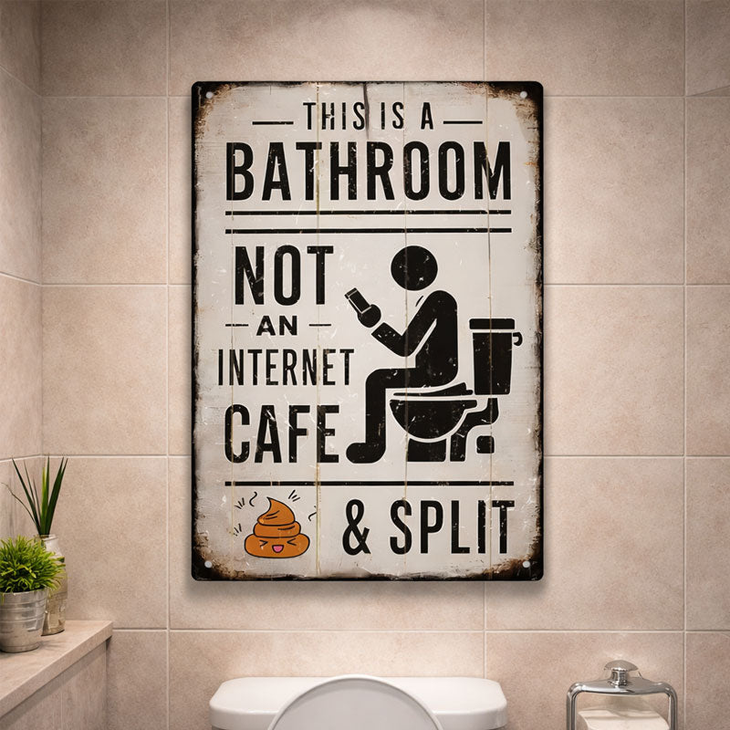 🚽 Tämä on kylpyhuone, ei nettikahvila