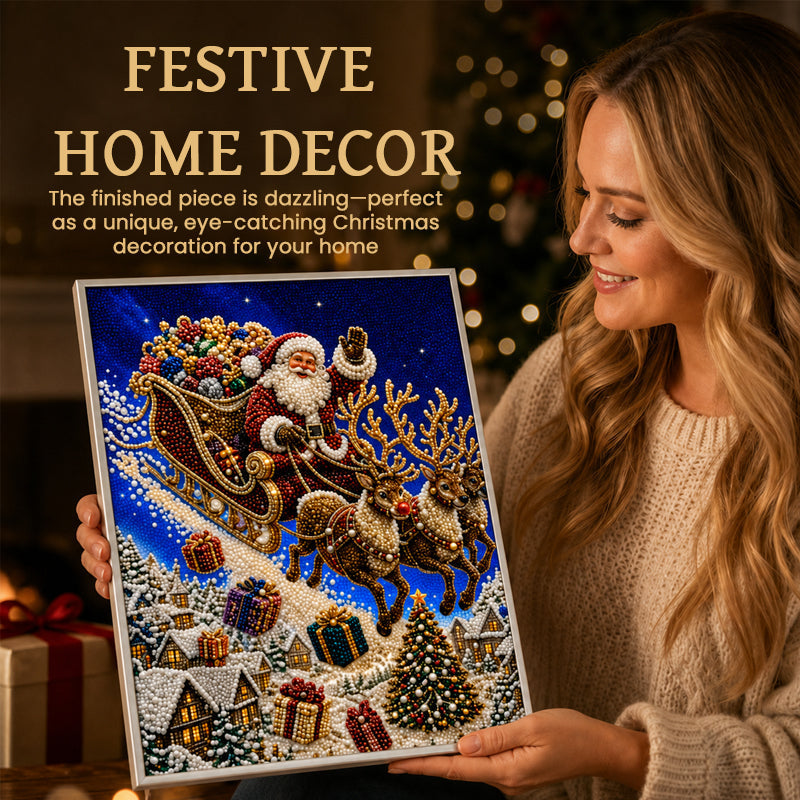 🌟 Kit de peinture aux perles « Noël festif » 🎨