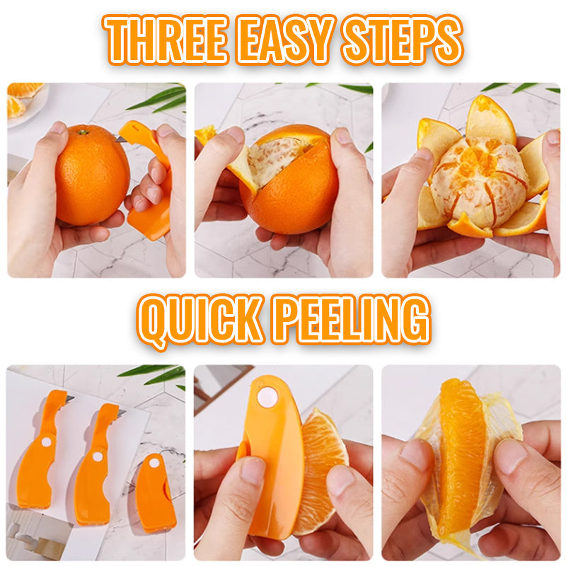 🍊Couteau pliant pour éplucher les oranges — Épluchage sans effort, sans salissures, idéal pour les déplacements